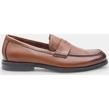Dámské mokasíny Baťa 24h mokasíny z kůže pro muže baťa 24h hnědé, vel. 43