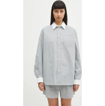 Dámská košile Bavlněná košile Sporty & Rich Src Oversized, M, zelená, 79X