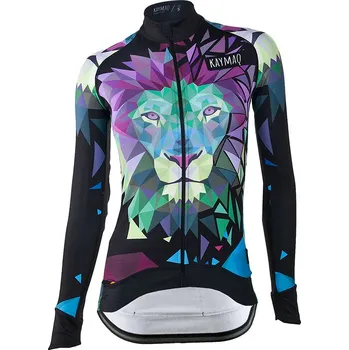 cyklistický dres KAYMAQ LION cyklistický dres dlouhý rukáv M