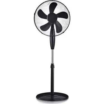 Domácí ventilátor V-TAC Černý stojanový ventilátor 55W