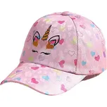 Dívčí kšiltovka Jednorožec | Unicorn růžová 50-54 cm