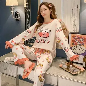 Dámská souprava BF247 Velikost: L, Barva (Varianta): Cute cow