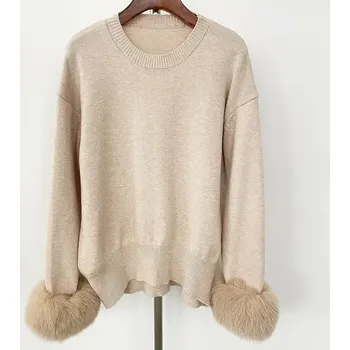 Dámský svetr Dámský svetr BF019 Barva: Khaki, Velikost: L