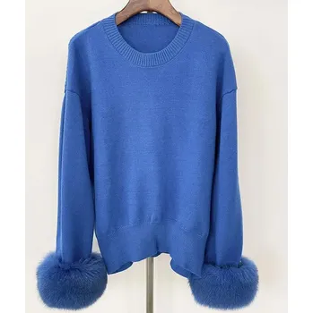 Dámský svetr Dámský svetr BF019 Barva: Tmavě Modrá, Velikost: XL