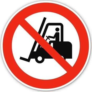 Dětská dílna Zákazová značka P006 samolepka Ø 20 cm