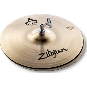 Činel Zildjian 14" A Custom hi hat brilliant + prodloužená záruka 3 roky