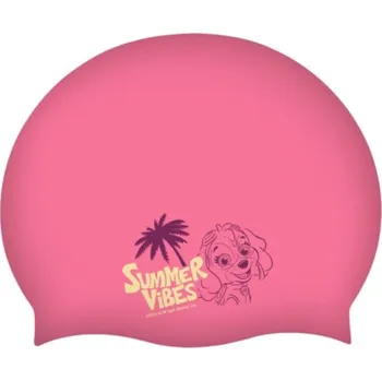 Plavecká čepice pro děti NICKELODEON TLAPKOVÁ PATROLA UNI Růžová, Mix