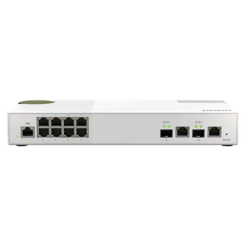 Počítač QNAP řízený switch QSW-M2108-2C (8x 2,5GbE RJ45 a 2x kombinované 10GbE SFP+ / RJ-45)