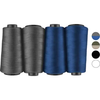 Nit crelando® Overlocková šicí nit, 4 kusy