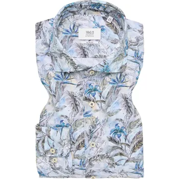 Košile Eterna Modern Fit tropická zahrada velikost: 44, délka rukávu: dlouhý rukáv