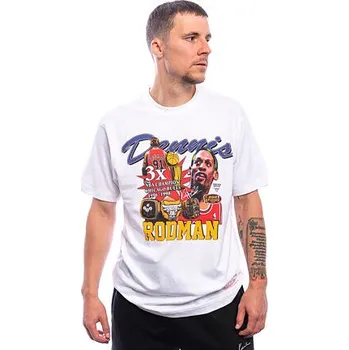 Pánské tričko Triko Mitchell & Ness - NBA Rings Tee - Chicago Bulls - White velikost L