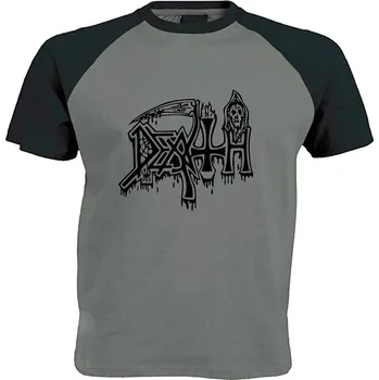 Pánské tričko šedo černé triko Death