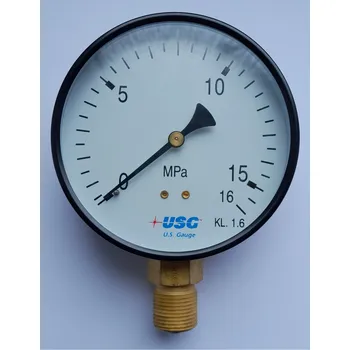 Manometr standardní pr. 100mm, spodní M20x1,5, 0-16 MPa