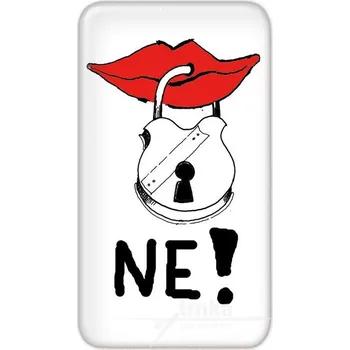 Dekorativní magnet Magnet na lednici NE! 50 x 90 mm/NB