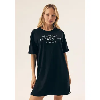 Dámská noční košile Dámská noční košilka Esotiq 42805 L Černá