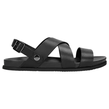 Pánské sandále Černé Kožené Pánské Sandály Wojas 2901751 43