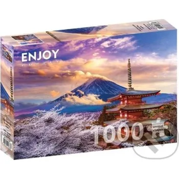 Puzzle Hora Fudži na jaře, Japonsko - Enjoy Enjoy