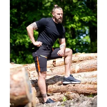 Pánské kraťasy Softshellové kraťasy ARDON®CREATRON® černá neon - černá / 58 / XL / černá