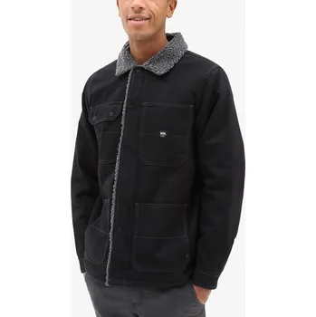 Pánské oblečení Vans C/O MN DRILL CHORE COAT BLACK/ASPHALT L