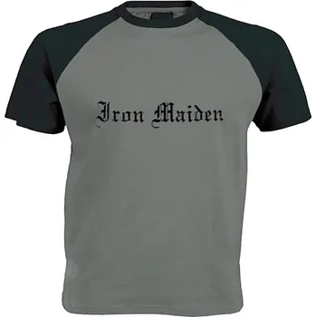 Pánské tričko šedo černé triko Iron Maiden II