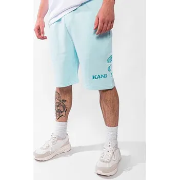 Pánské kraťasy Kraťasy Karl Kani - Retro Paisley Sweat Shorts - Turquoise velikost L