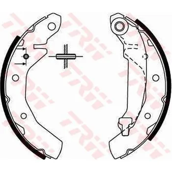 Brzdová čelist Sada brzdových čelistí LUCAS GS8646