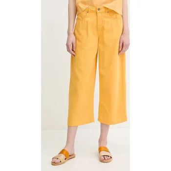 Dámské kalhoty Kalhoty United Colors of Benetton 4LEDDF09P žlutá 18X, vel. 36