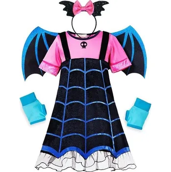 Dívčí šaty Dívčí kostým Vampirina a doplňky 120 - 140 120 cm