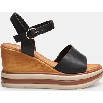 Dámské sandále Baťa dámské letní sandály na klínku černé, vel. 39
