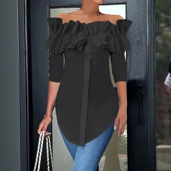 Dámská halenka Dámská halenka BF084 Barva: Černá, Velikost: L