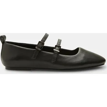 Dámské baleríny Baťa dámské kožené mary jane baleríny černé, vel. 41