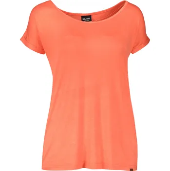 Dámské triko s krátkým rukávem SAM 73 ELVIRA WT 857 SVĚTLE ORANŽOVÁ XL