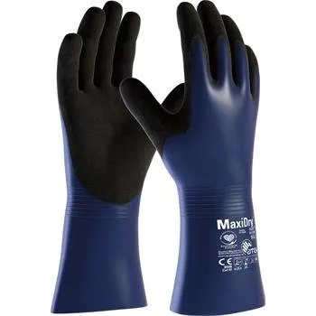 Pracovní rukavice ATG Chemikálie- Ochranné rukavice MaxiDry Plus velikost 9
