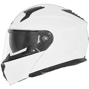 Helma na motorku Vyklápěcí helma na motorku NOX N968 perleťově bílá M