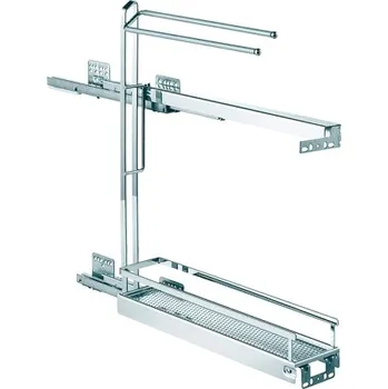 Kuchyňská skříňka KESSEBÖHMER Výsuv pro utěrky 15-3D, chrom lesk - style