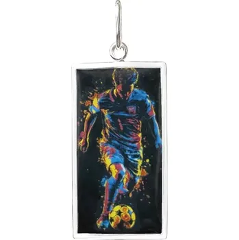 Přívěsek Fotbalista Miniartion stříbro