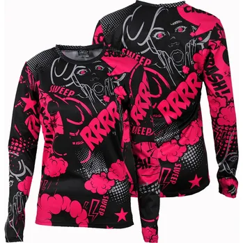 Dámské tričko SWEEP SWTS136 COMIX černá/růžová XS