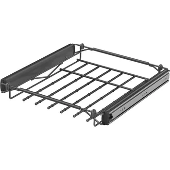 Věšák In-Design Věšák na kravaty plnovýsuv antracitový Šířka koše (mm): 400 mm, Minimální nastavitelná šířka: 450 mm, Maximální nastavitelná šířka: 600 mm