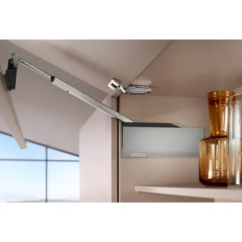 BLUM Kompletní sada Aventos HF TOP světlé šedá - vruty Výška korpusu: 480 - 610, Aventos - ukazatel výkonnosti: 10 000 - 19 300 - 22F28