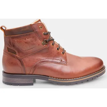 Dámská zimní obuv Baťa pánská kožená kotníková obuv hnědé, vel. 40