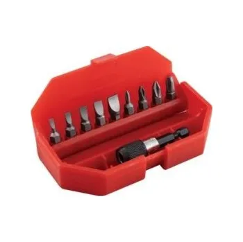 Bit Sada plochých a křížových bitů 1/4" 10 dílná sada profi výprodej