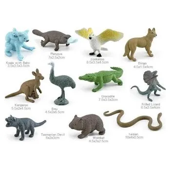 plyšák Zestaw dzikich zwierząt Australii