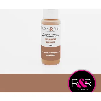 Čokoláda ROXY & RICH Kakaové máslo - HNĚDÁ HAZELNUT BROWN 78g