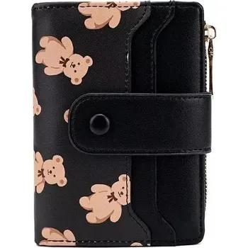 Peněženka Baellerry dívčí malá peněženka s medvídkem Černá