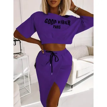 Dámská souprava BF225 Barva: Fialová, Velikost: 5XL