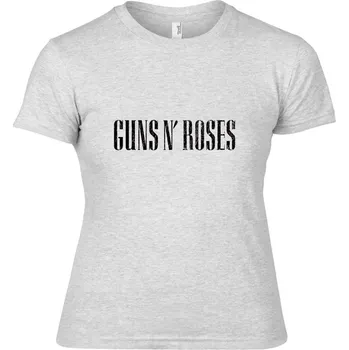 Dámské tričko šedivé dámské triko Guns n Roses