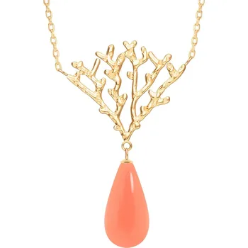 Náhrdelník Pozlacený náhrdelník Lilou 253/380/LAN/KOR/48/PO zlatá GLD, vel. ONE SIZE