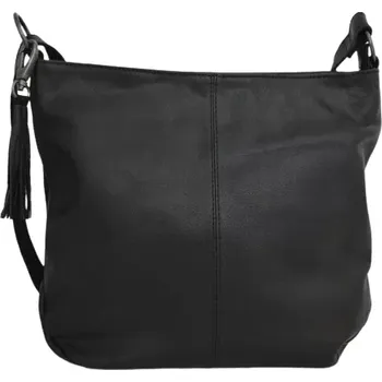 Kabelka Kabelka kožená JUSTIFIED 12.131600 černá (Dámská kožená kabelka)