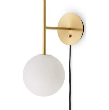 Nástěnné svítidlo Audo Copenhagen Nástěnná lampa TR Bulb Suspended, brushed brass