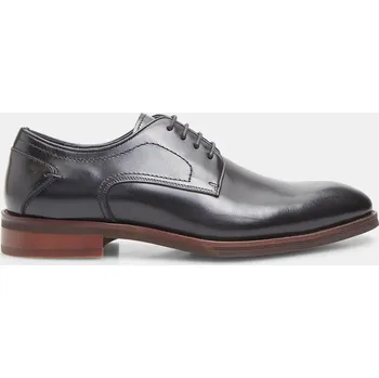 Pánské polobotky Baťa pánské derby polobotky z hladké kůže černé, vel. 44